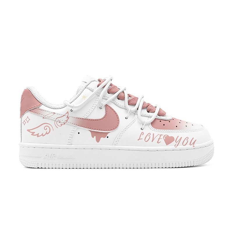 Custom Air Force 1 Shoes Blue Silver Moon Light - Image 2