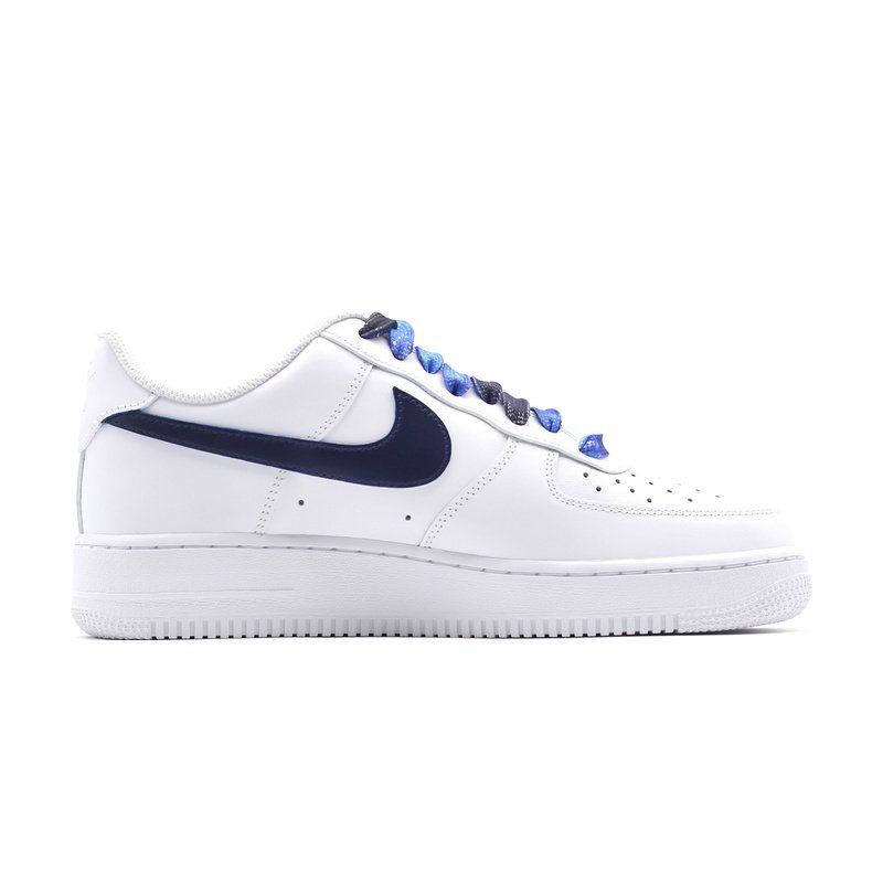 Custom Air Force 1 Shoes Blue White Scorpio Galaxy - Image 2