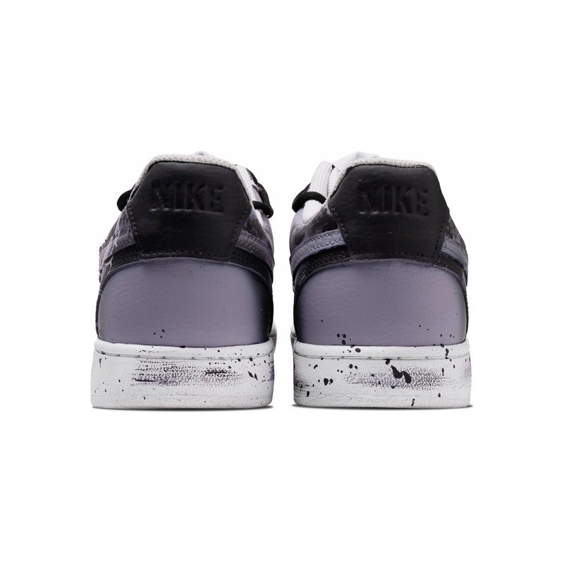 Custom Court Shoes Black White Shadow Warrior - Image 4