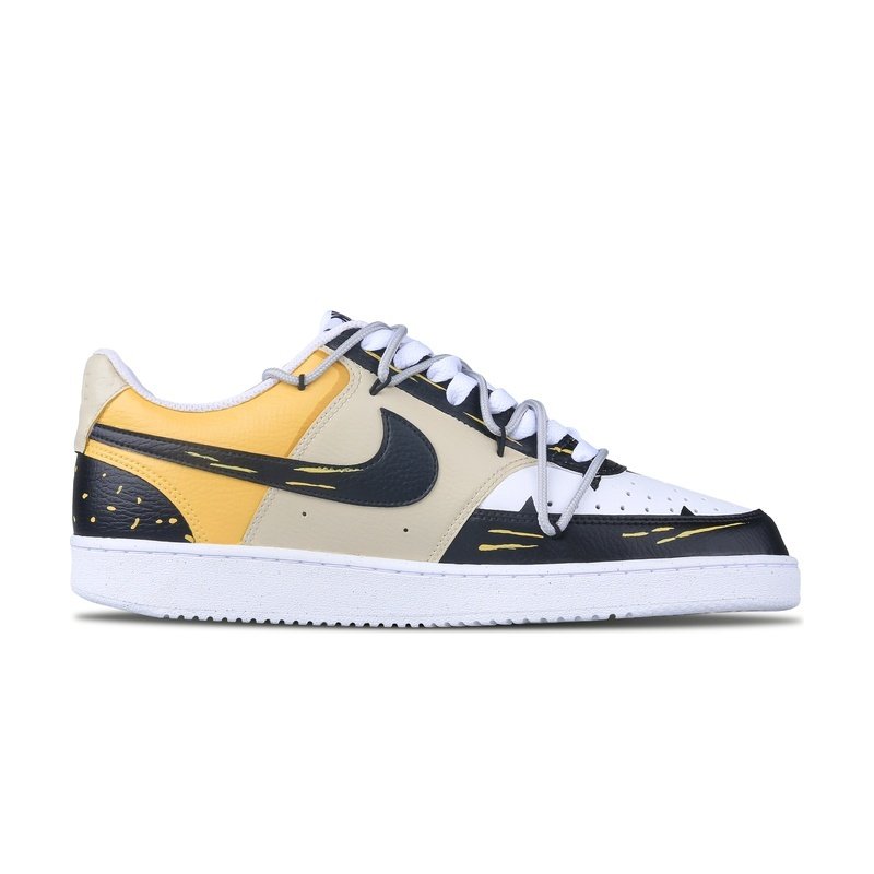 Custom Court Shoes Black Yellow Death Shadow - Image 2