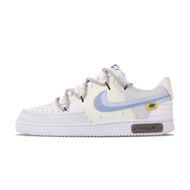 Custom Court Shoes Light Gray Urban Mist