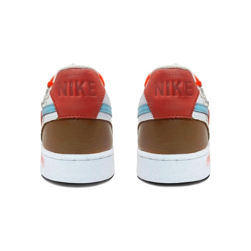 Custom Court Shoes White Red Cola Splash - Image 4