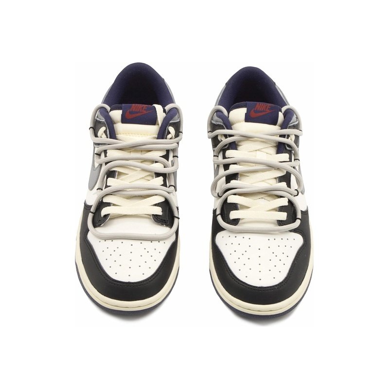 Custom Dunk Shoes Black Gray Cloud Legend - Image 4
