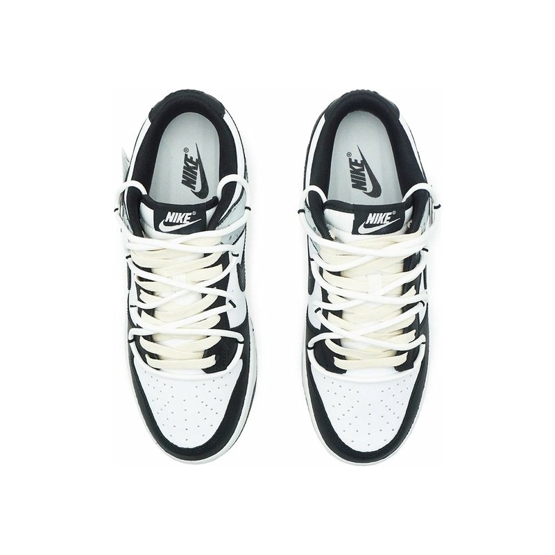 Custom Dunk Shoes Black White Starry Night - Image 4