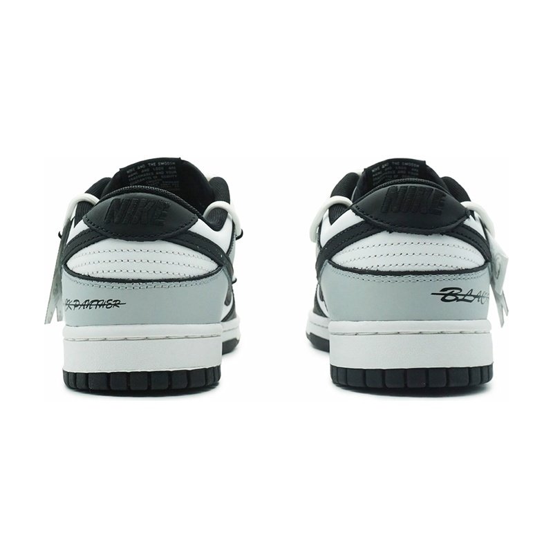 Custom Dunk Shoes Black White Starry Night - Image 5