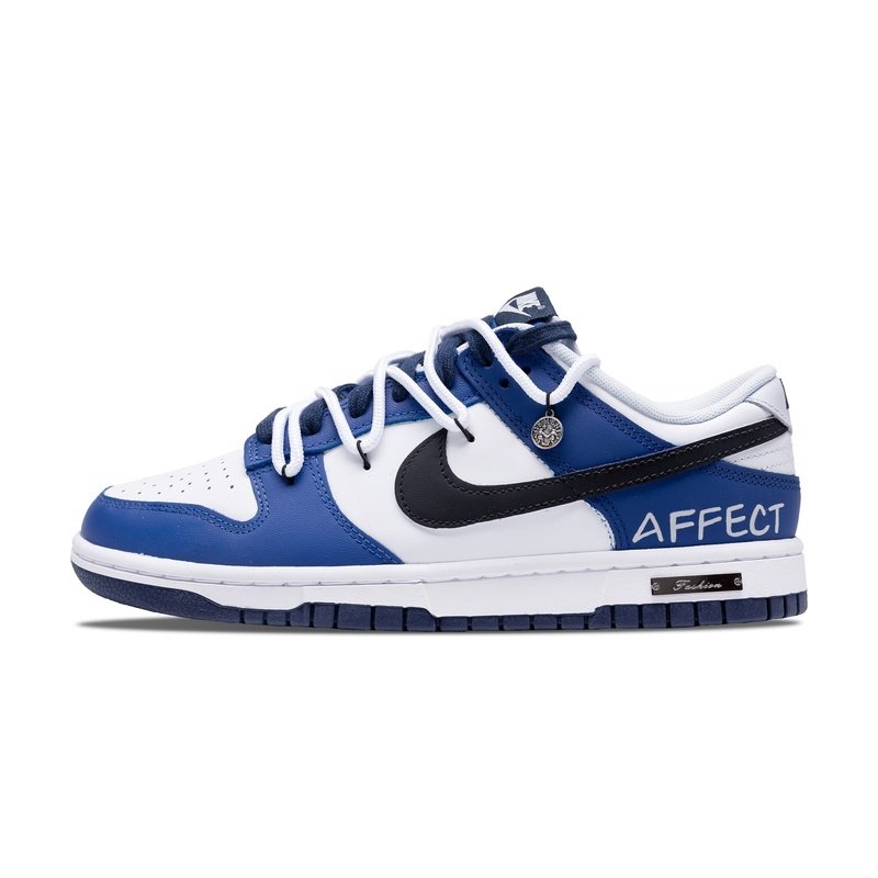 Custom Dunk Shoes Blue Grey Quiet Ocean
