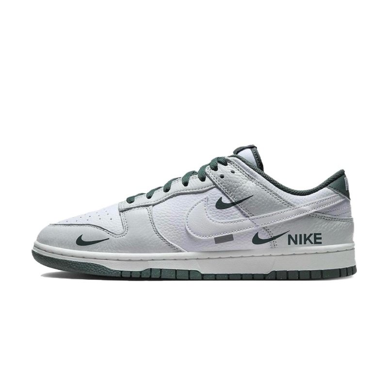 Custom Dunk Shoes White Gray Forest Tale