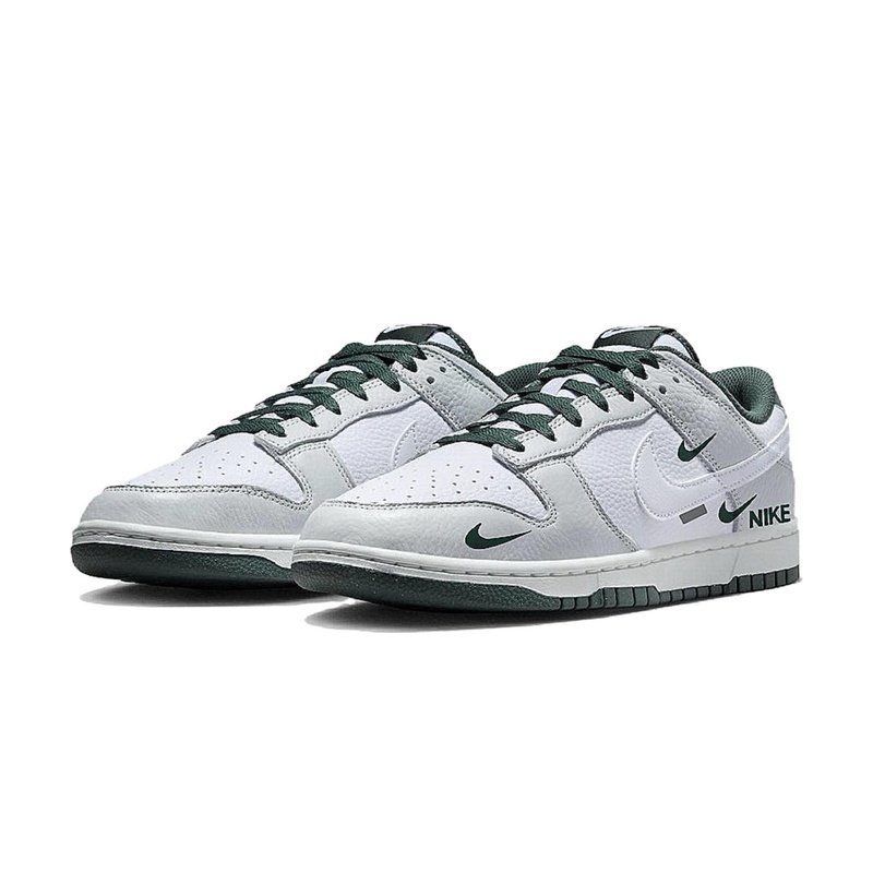 Custom Dunk Shoes White Gray Forest Tale - Image 3