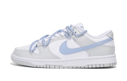 Custom Dunk Shoes White Gray Urban Beat