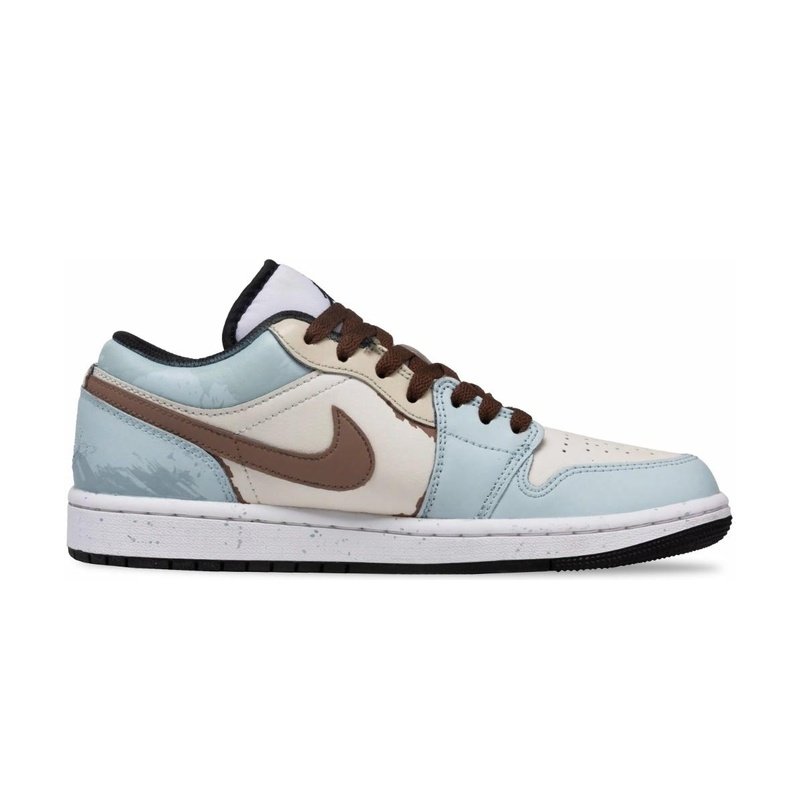 Custom Jordan Shoes Blue Cyan Galaxy Message - Image 2