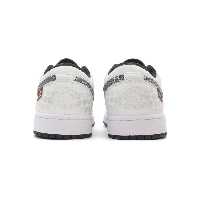 Custom Jordan Shoes Gray Silver Dragon Scale - Image 5