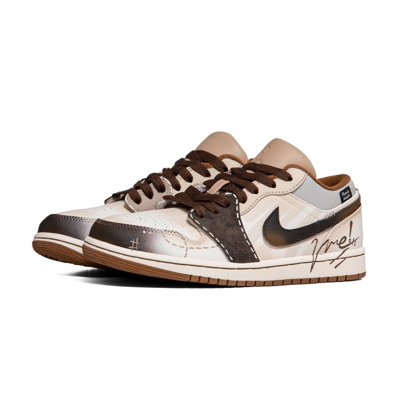 Custom Jordan Shoes Light Beige Desert Glow - Image 3